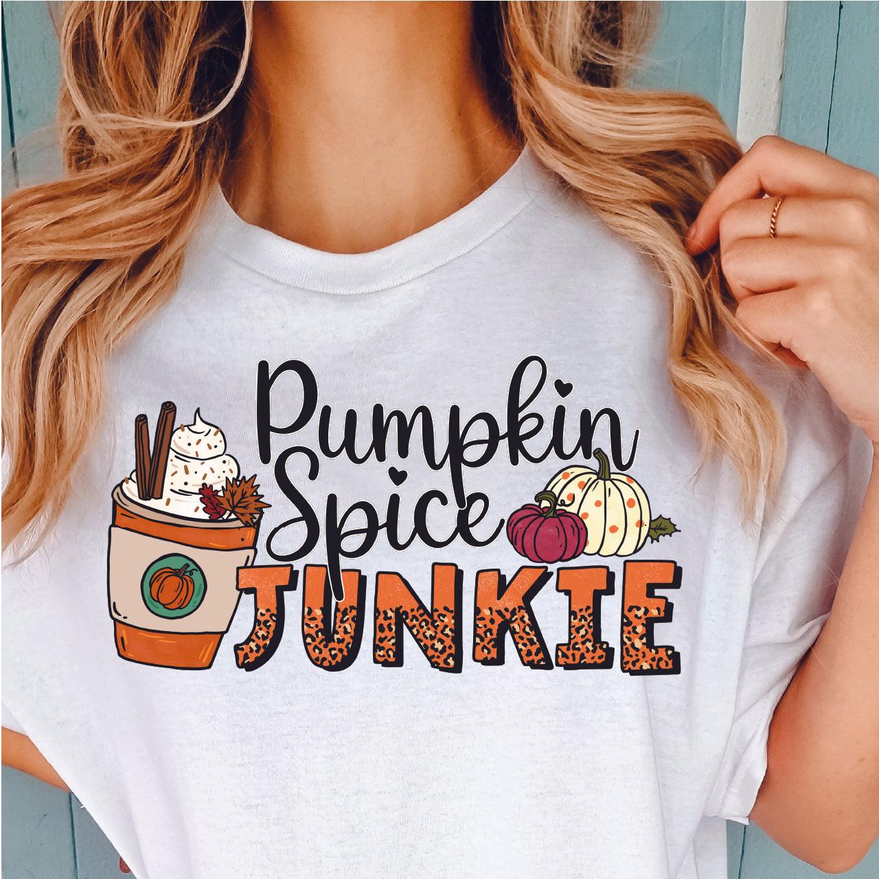 Pumpkin Spice Junkie DTF Transfer - Nashville Design House