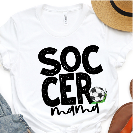 Soccer Mama - Hand Drawn Soccer Ball - Soccer T-shirt Tshirt