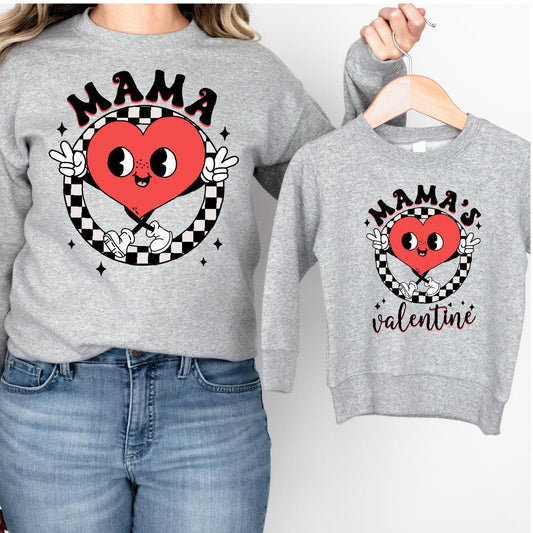 Mama's Valentine DTF Valentine Transfer for T-shirts - Nashville Design House